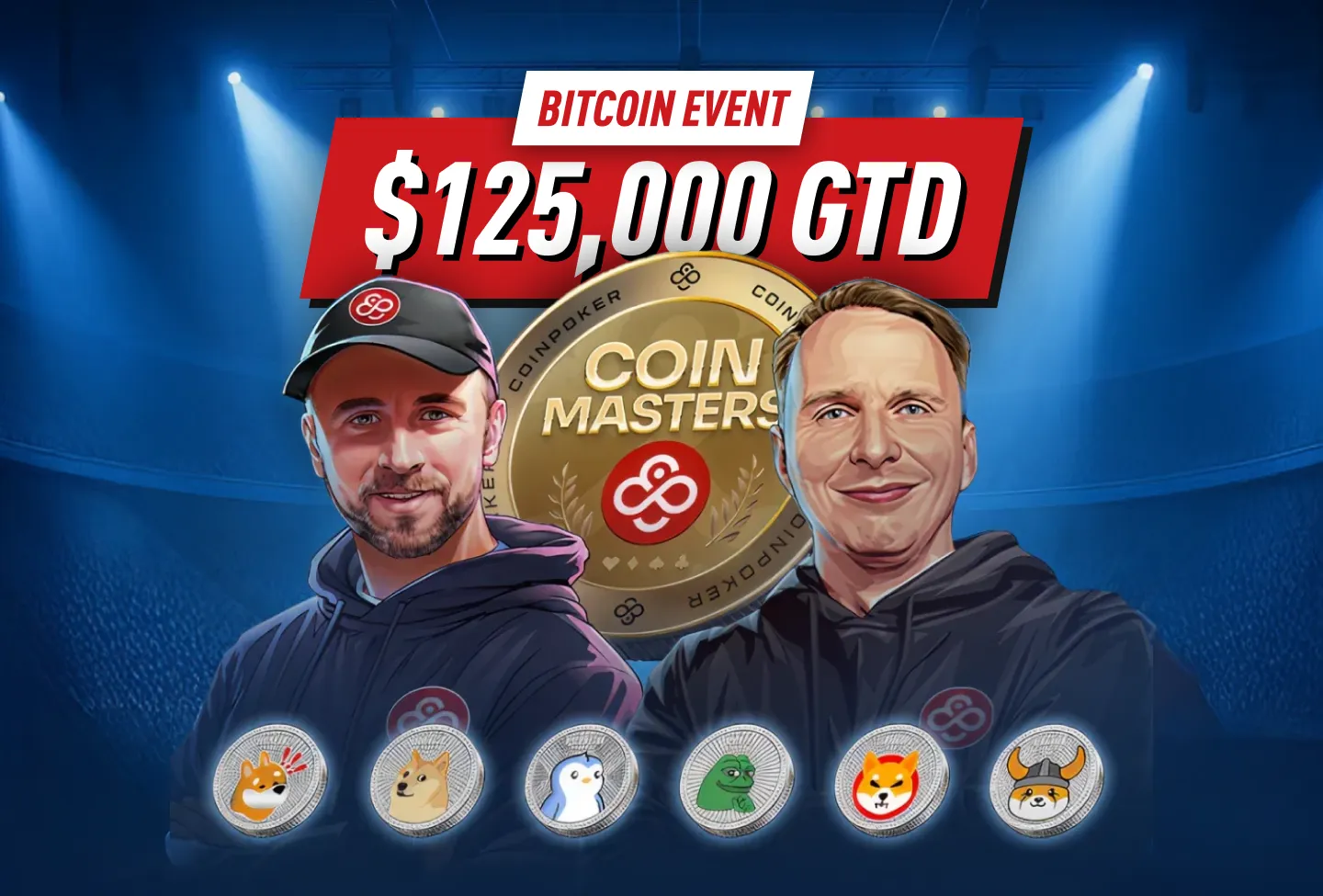 Join Patrick Leonard and Benjamin Rolle - Bitcoin Poker Event