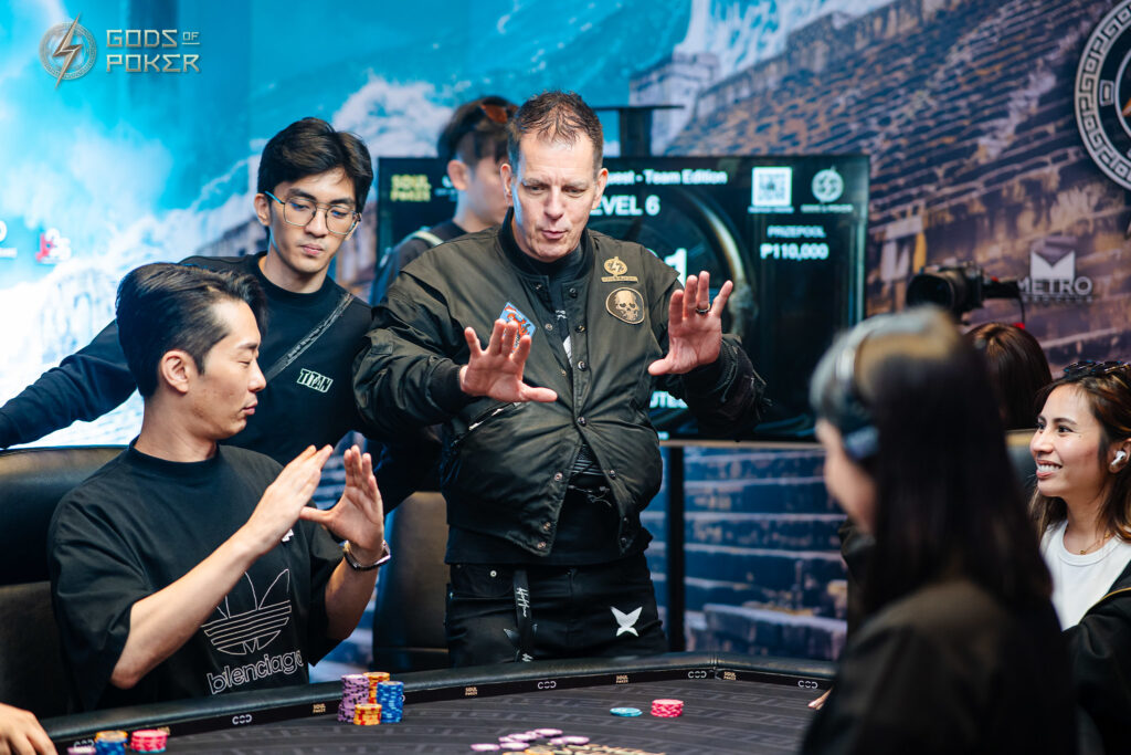 WSOP Circuit Ring Winner Todd Hansen plus teammate Jigen Paul Magsangkay (Team Handsome) were eliminated in sixth place