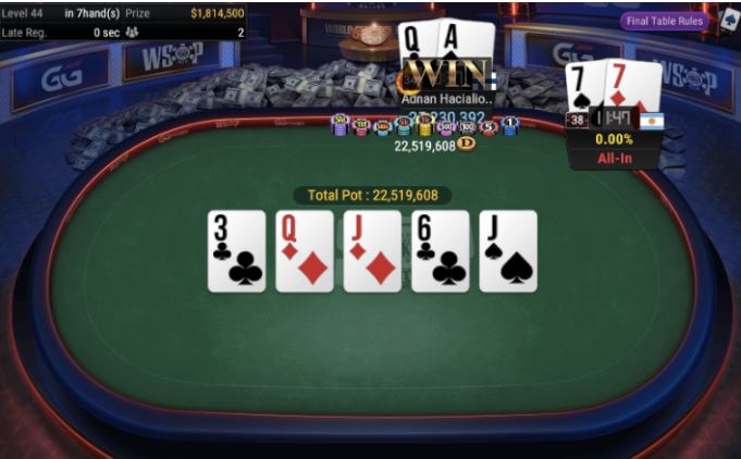 WSOP #78 – $1K Turbo NLH 8-Handed