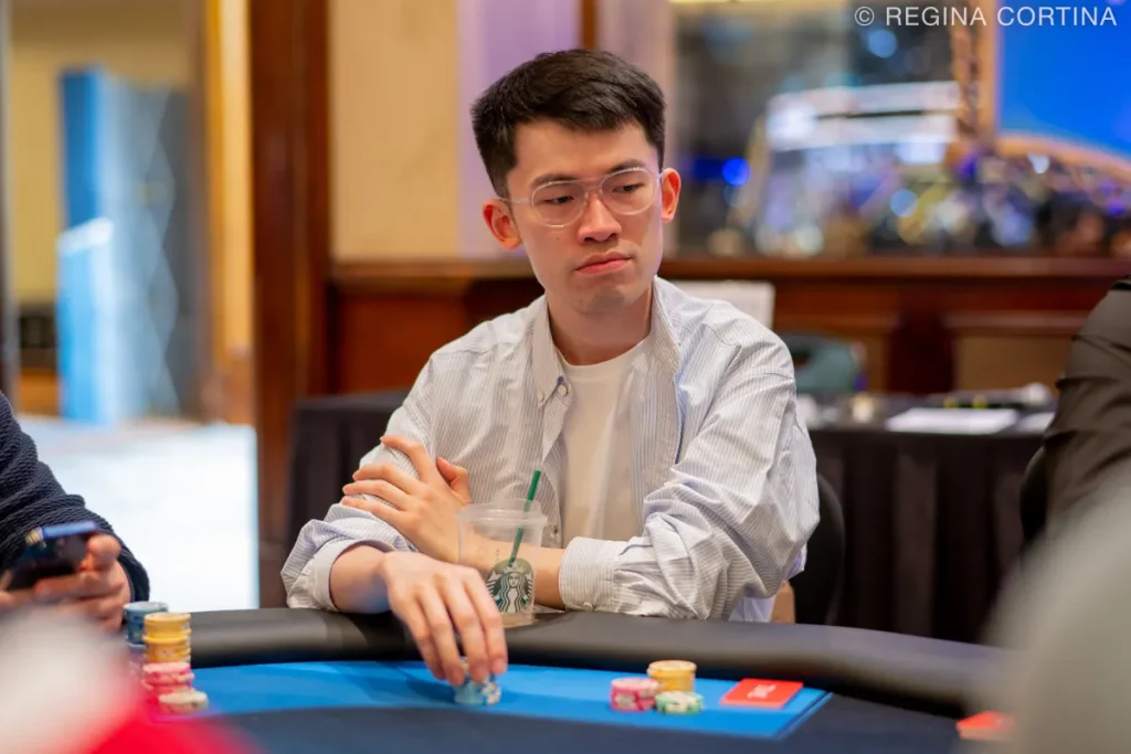 Yinan Zhou (photo credit: PokerNews photographer Regina Cortina)