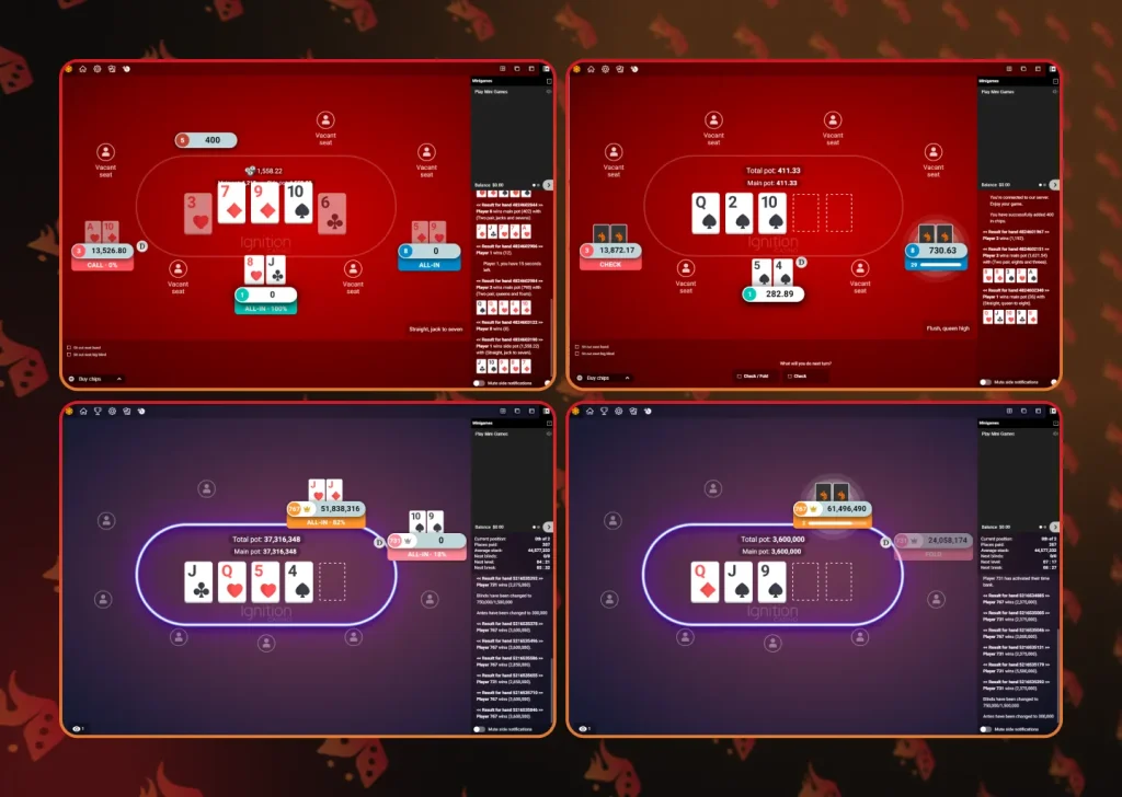 Ignition Casino Poker Games