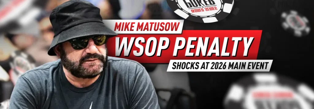 A playful exchange between Mike Matusow and Steven Ross quickly went sideways and ultimately earned Matusow a mandatory one-round penalty