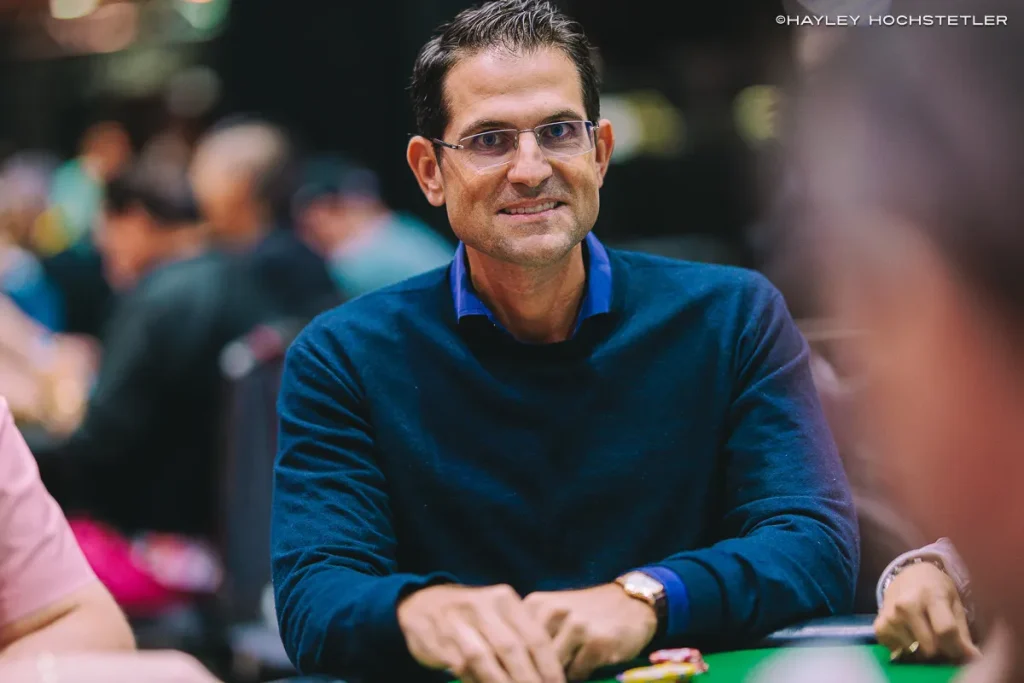 Brandon Adams (photo credit: PokerNews photographer Hayley Hochstetler)