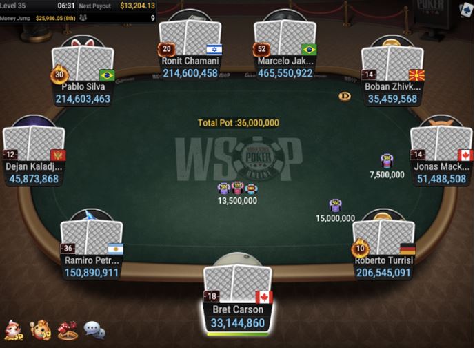 WSOP #32 – The Opener $100 [$2M GTD] final table