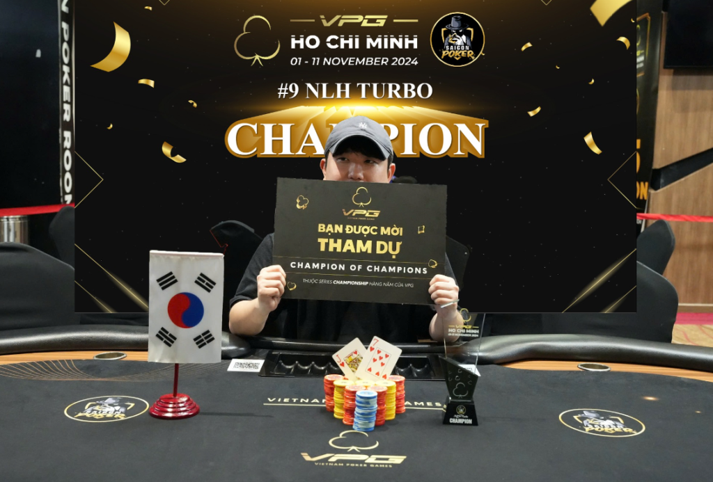 Jeong Yun So wins NLH Turbo at VPG Ho Chi Minh