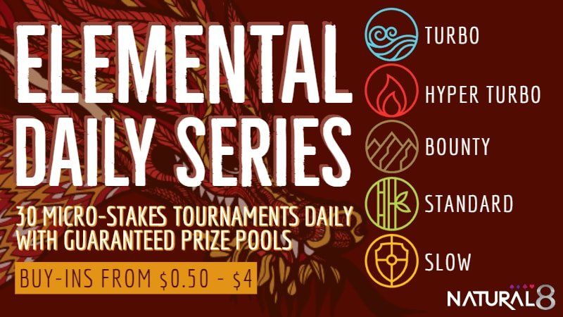 Natural8 launches new micro-stakes tournament schedule