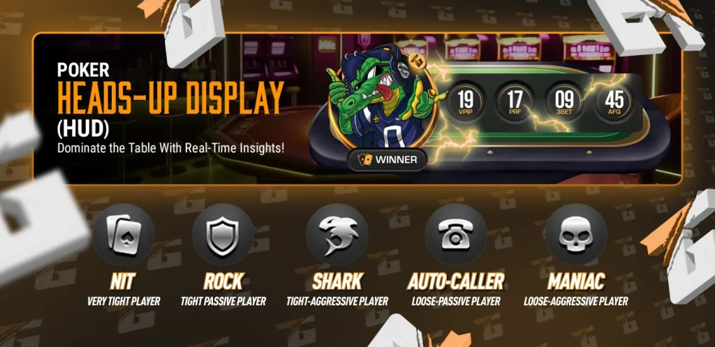 New TigerGaming Poker Heads-Up Display