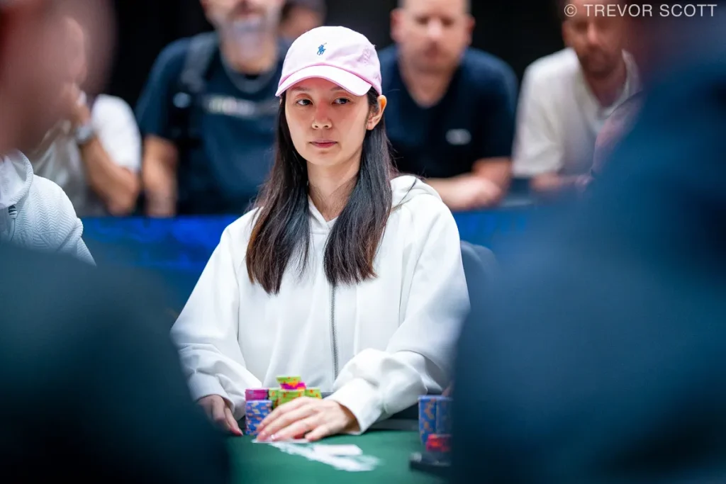 Xinwen Zhang runs deep at 2025 WSOP - Photo by Pokernews