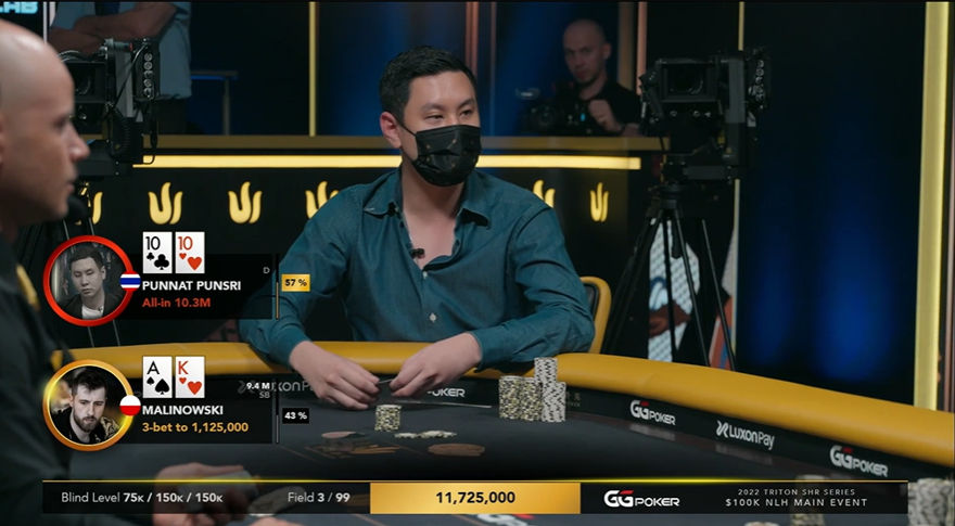 Screen grab Triton Poker