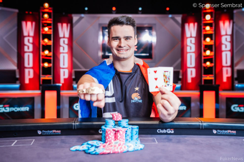 Leo Soma – Photo credit – WSOP / PokerNews / Spenser Sembrat