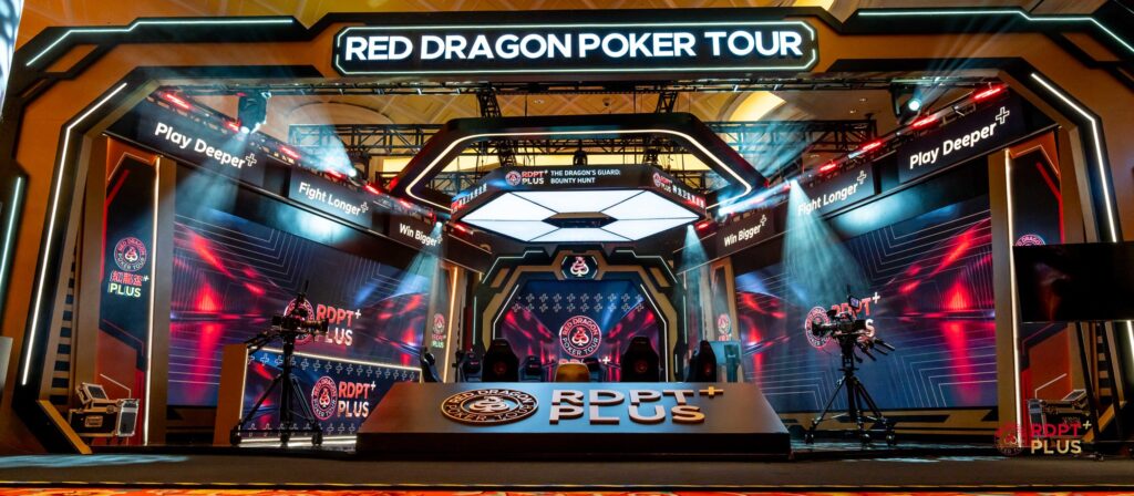 The Red Dragon Plus stage at LES A Casino