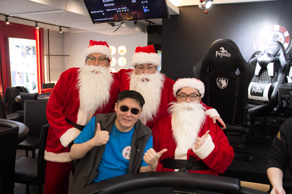 Three Santas Claus