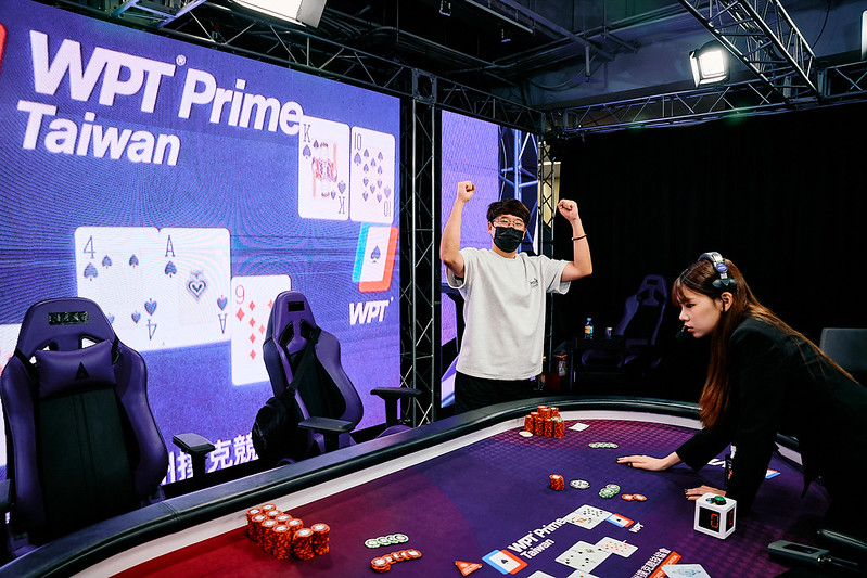 Hyundong Lee winning moment - Photo by WPT