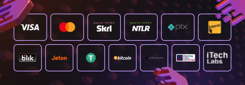 JackPoker Payment Methods