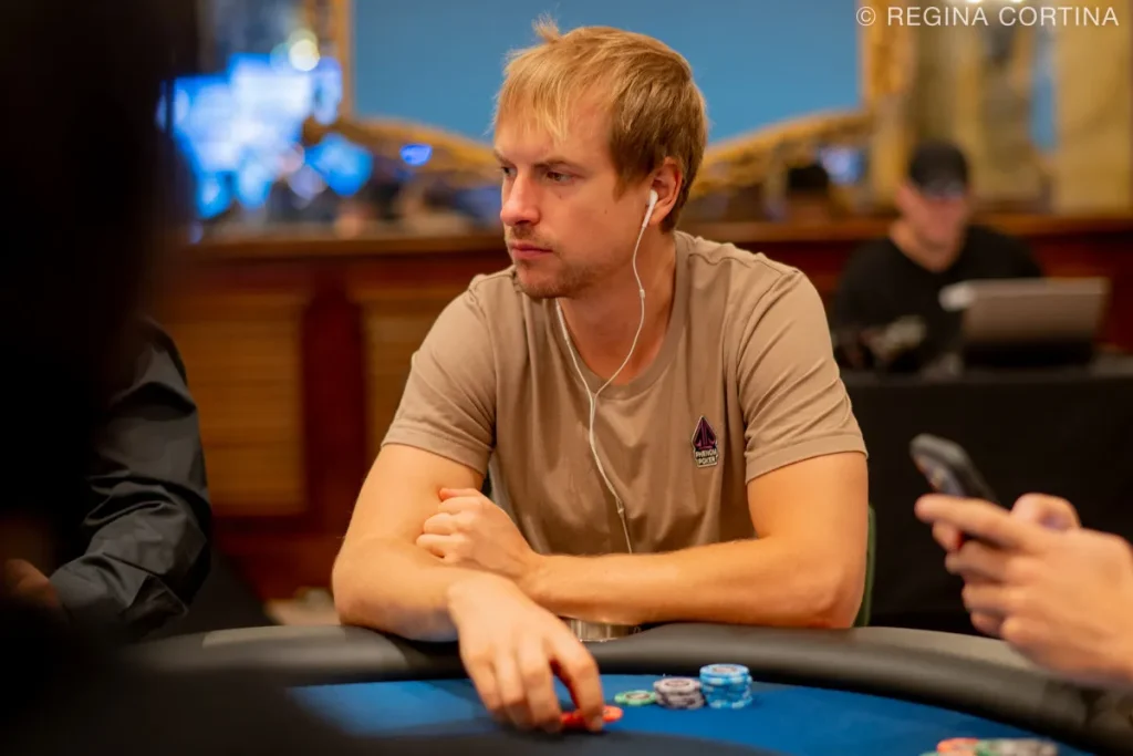 Viktor Blom (photo credit: PokerNews photographer Regina Cortina)
