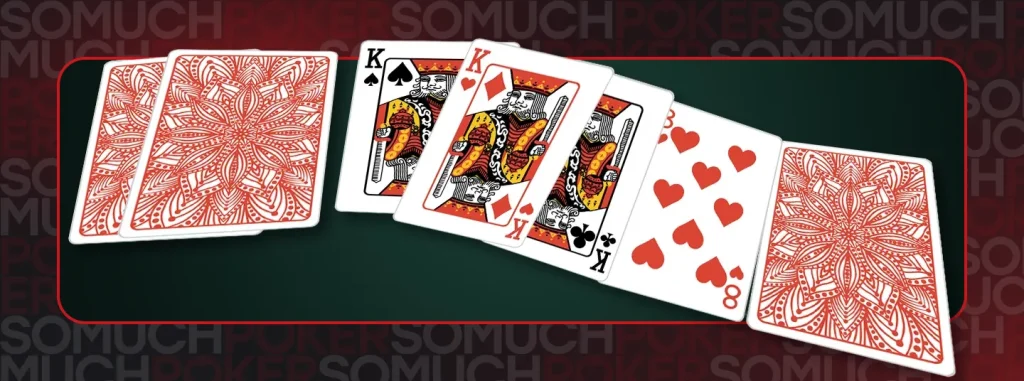 Hard to Hide the Real Strength of Your Hand in 7 Card Stud With So Many Open Cards