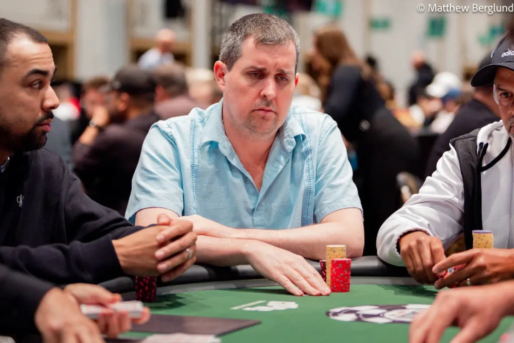 Scott Montgomery (photo credit: PokerNews photographer Matthew Berglund)