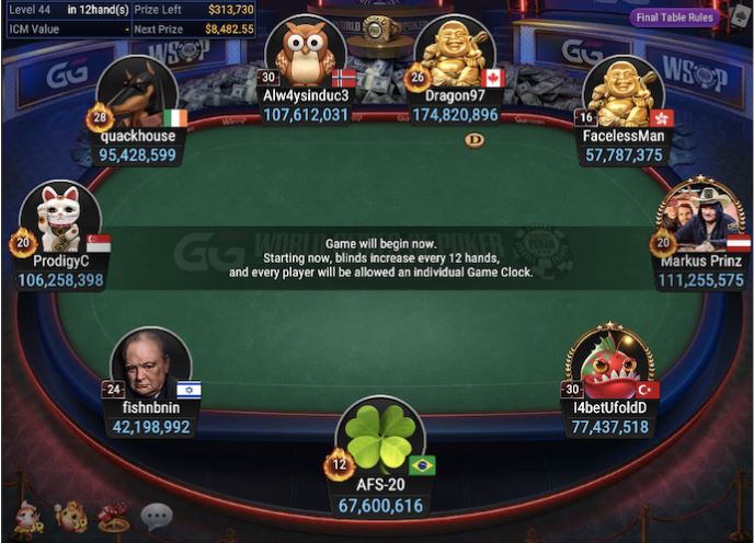 WSOP Super Circuit Online Series Ring #10: $100 HUNDRED STACK NLH final table