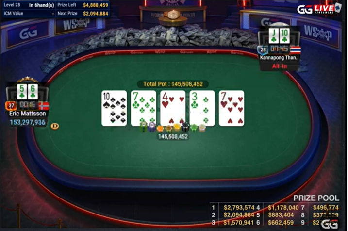 Winning hand
