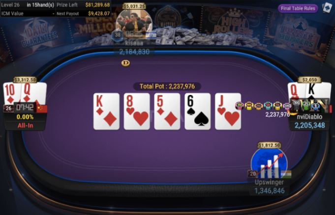 WSOP Side Event – $840 Bounty High Roller