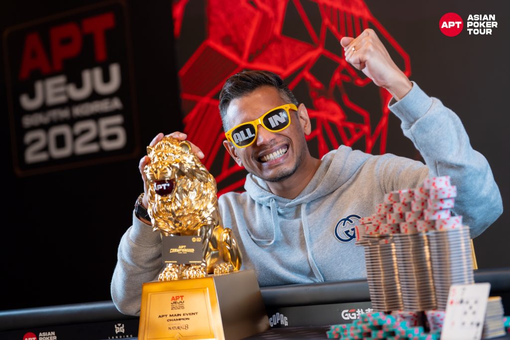 Ceesvin Abraham Abdulla wins 2025 APT Jeju – Photo by APT