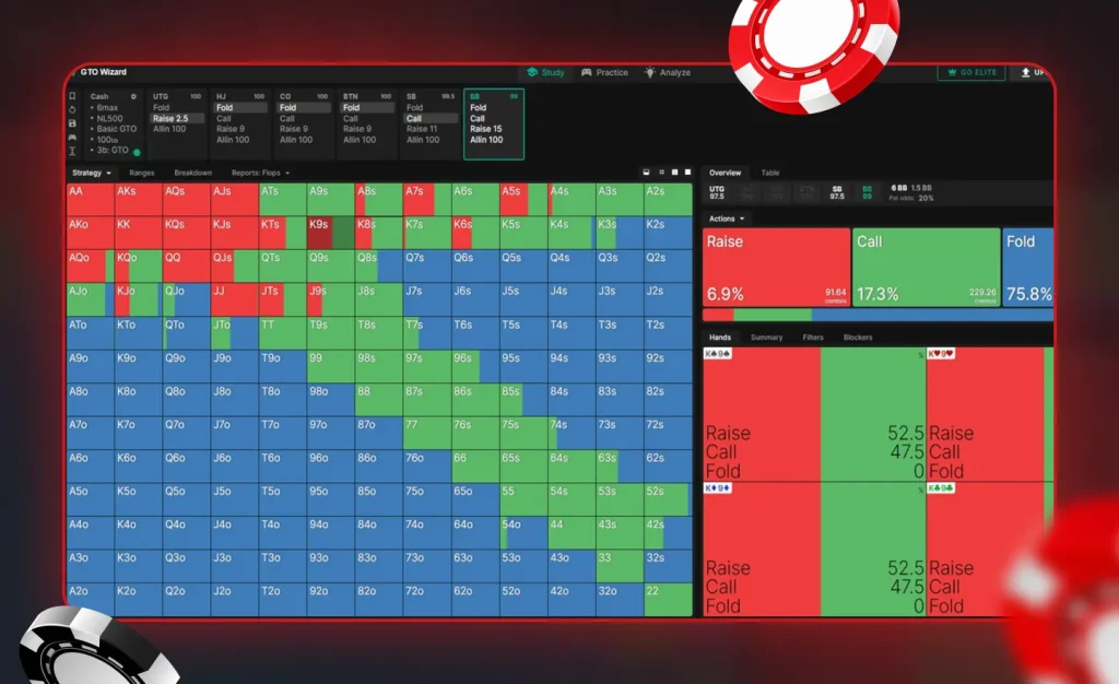 GTO Wizard Poker Software - GTO Study Tool