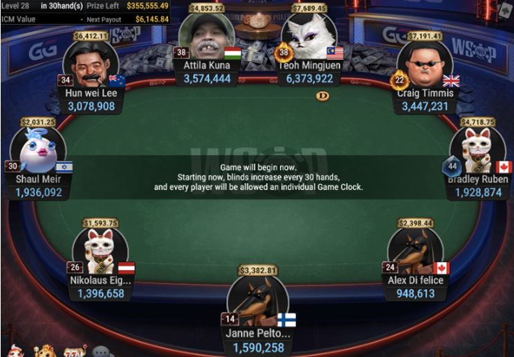 WSOP #37: $1,050 Bounty Pot Limit Omaha Final Table