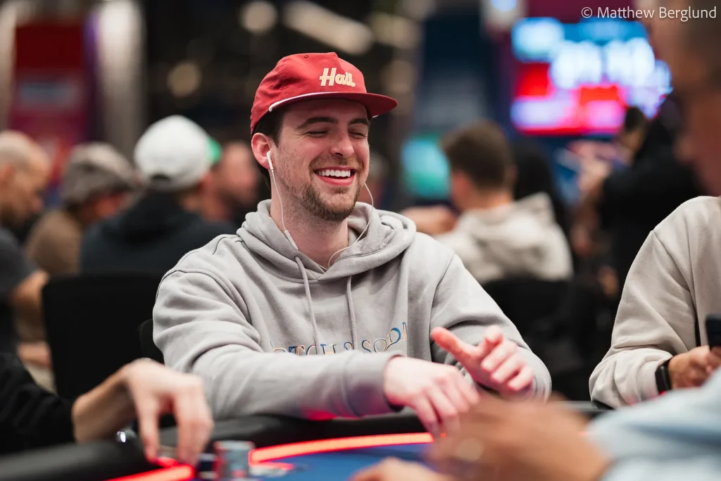 Nicholas Seward (credit: PokerNews photographer Matthew Berglund)