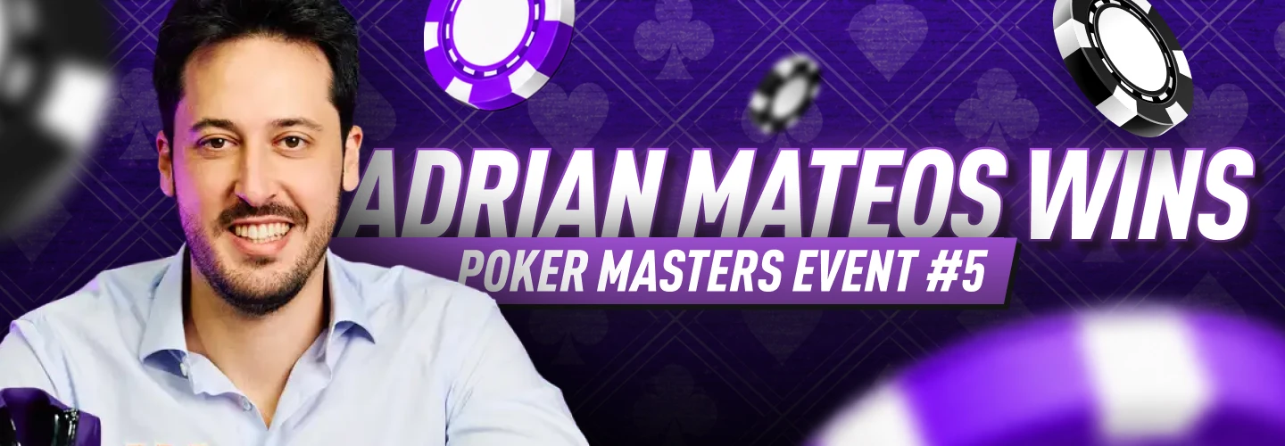 Adrian Mateos claimed his first title of the 2026 Poker Masters after defeating Nick Schulman heads-up