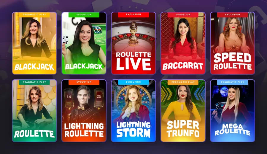 Shuffle Casino Live Casino – Evolution Blackjack, Roulette, and many more