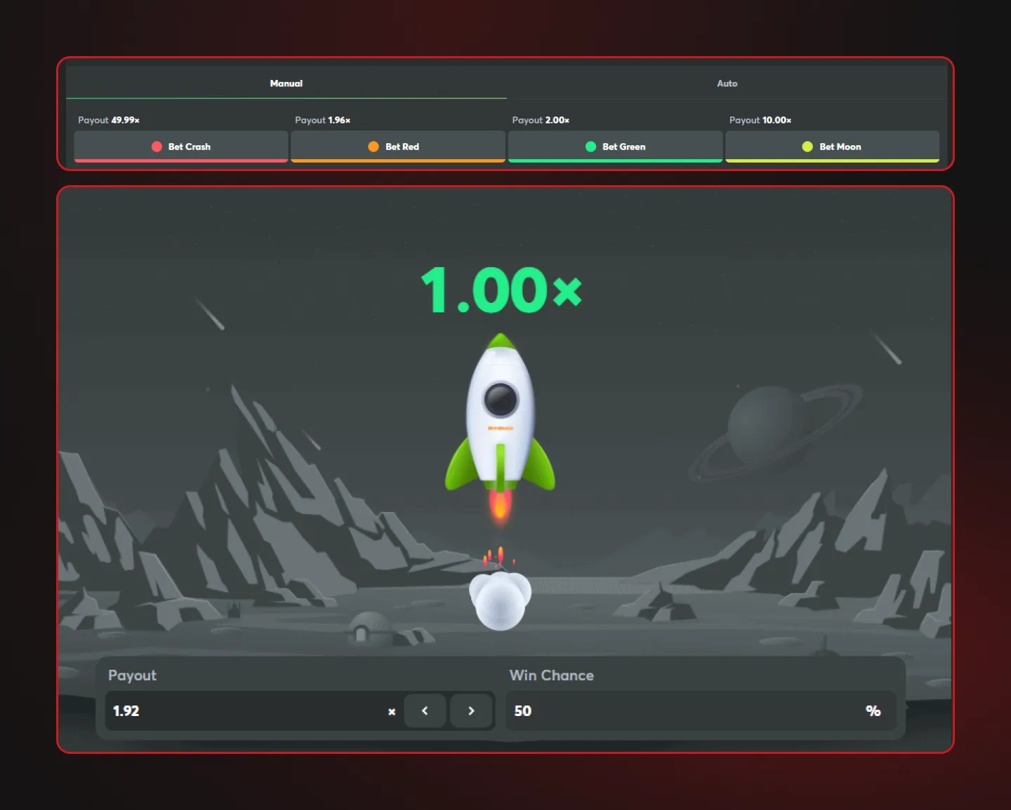 Rocket Crash – Crash Casino Game