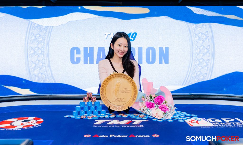 Yiping Feng TMT 19 Poker Queen Champion