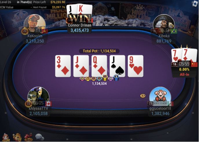 WSOP Side Event – $300 Marathon
