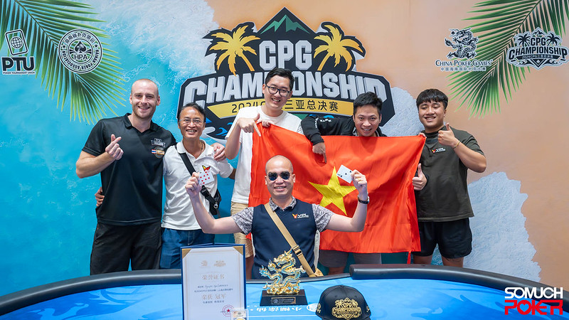 Ngoc Dai Nguyen and friends at 2024 CPG Championship Sanya