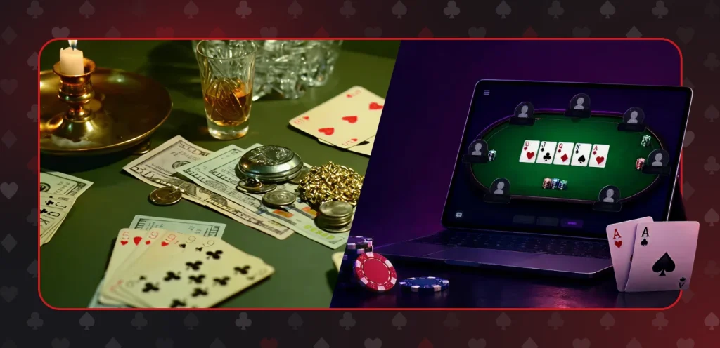 Evolution of poker from the Wild West Saloons to multi-tabling online