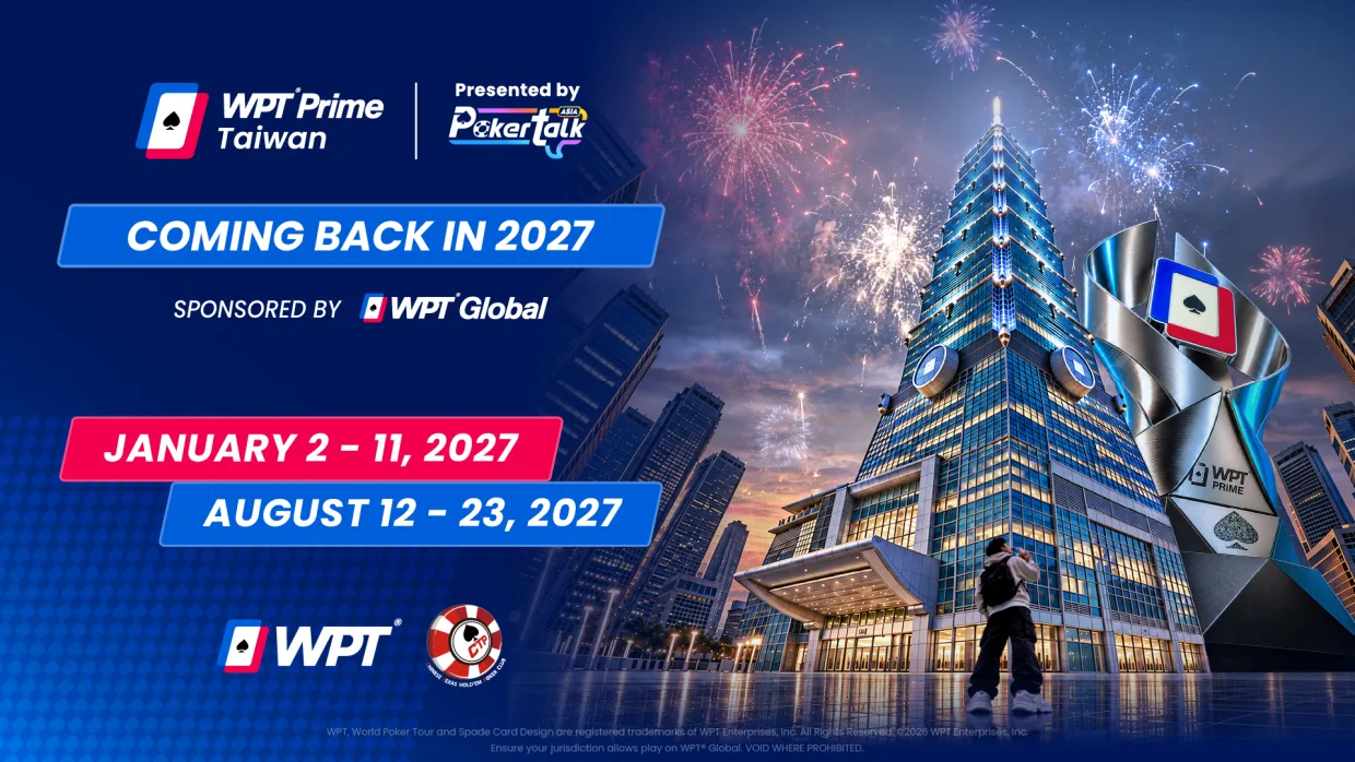 WPT will return to CTP Asia Poker Arena twice in 2027, with events scheduled for January and August