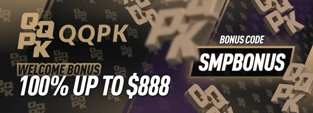 QQPK Promo Code SMPBONUS – 100% First Deposit Bonus up to $888 + Free Tickets