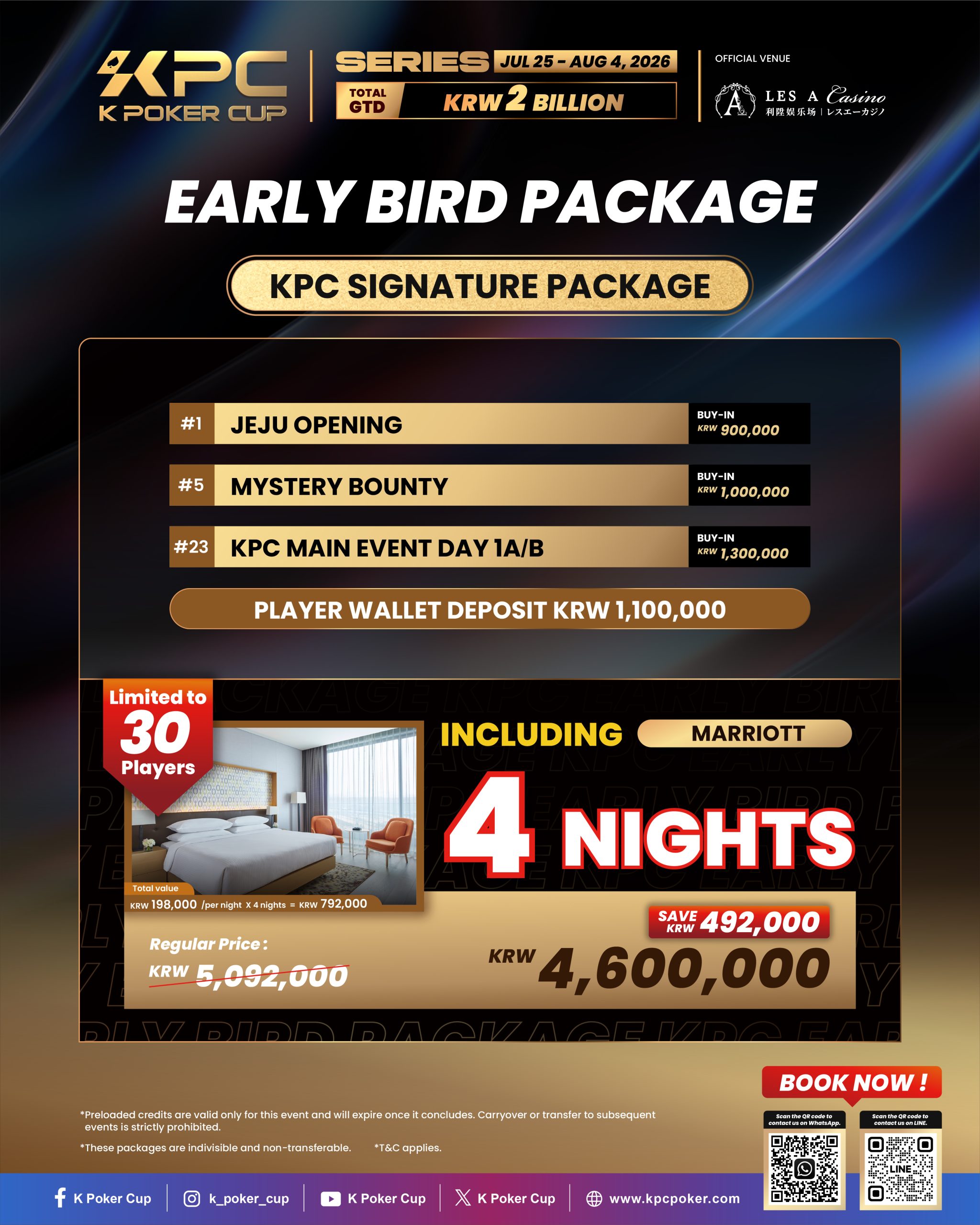 K Poker Cup - KPC Signature Package
