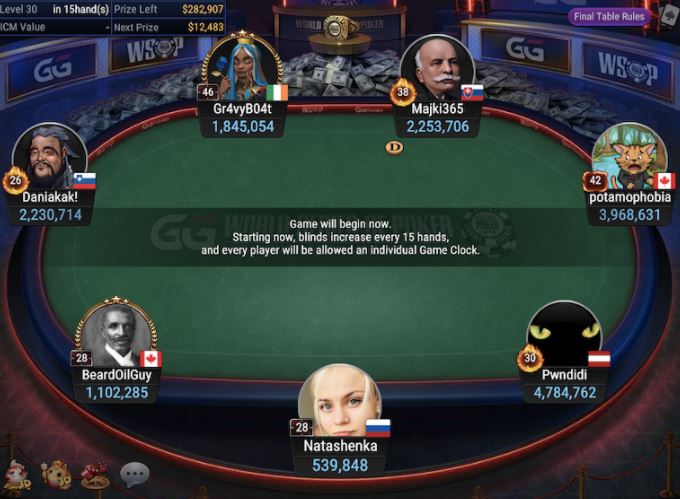 WSOP Super Circuit Online Series RING #12: $800 PLO Championship final table