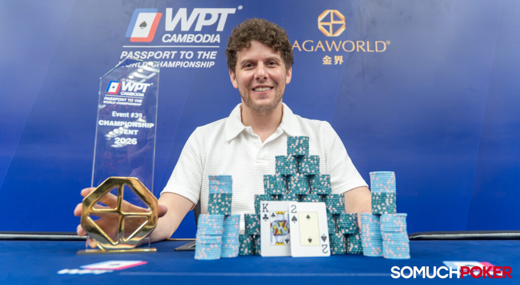 Ari Engel - WPT Cambodia Championship Event Champion