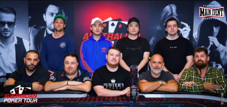 Main Event final table – Photo Credit – APT