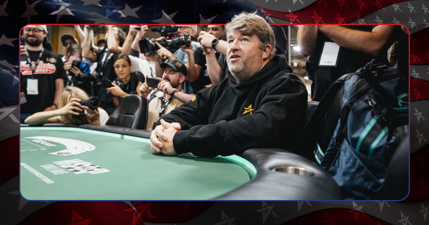 Chris Moneymaker at the 2026 WSOP Main Event Table