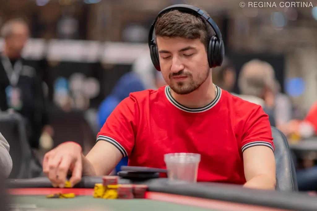 Dzmitry Urbanovich (photo credit: PokerNews photographer Regina Cortina)