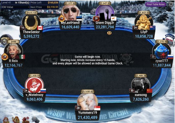 WSOPC #17 – $252 Deepstack Bounty Hunters No Limit Hold’em