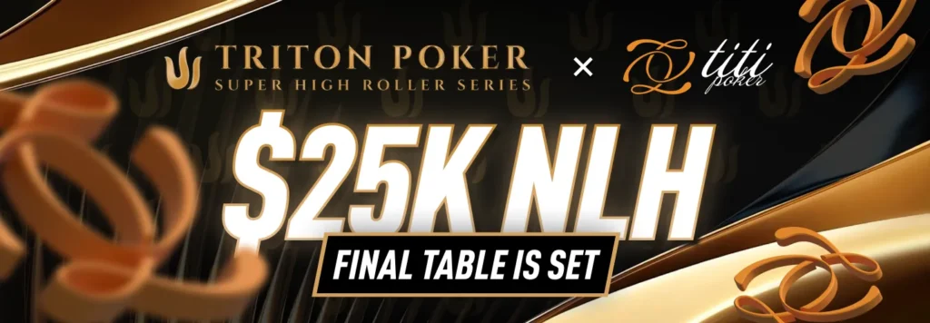 $25K NLH Titi Poker Final Table Is Set - Triton Jeju 2026
