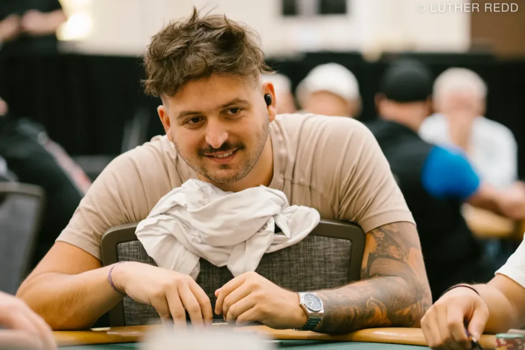 Jake Schwartz (photo credit: PokerNews photographer Luther Redd)