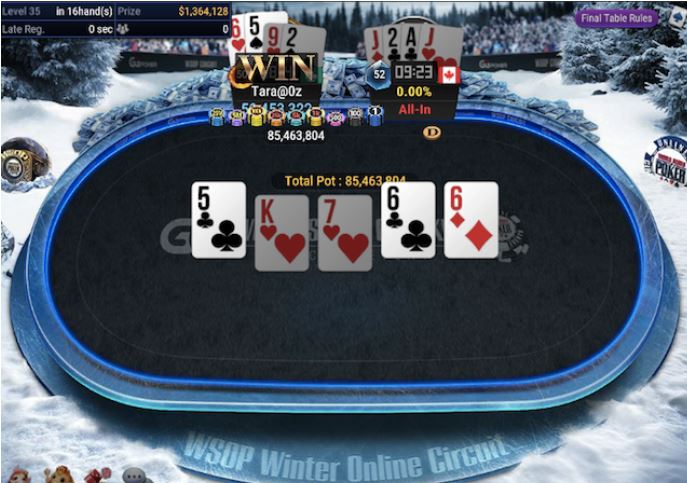 WSOPC #10 – $400 CHRISTMAS PLOSSUS