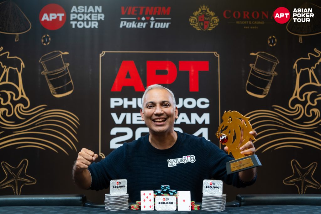 Kunal Patni wins second trophy - Photo by APT