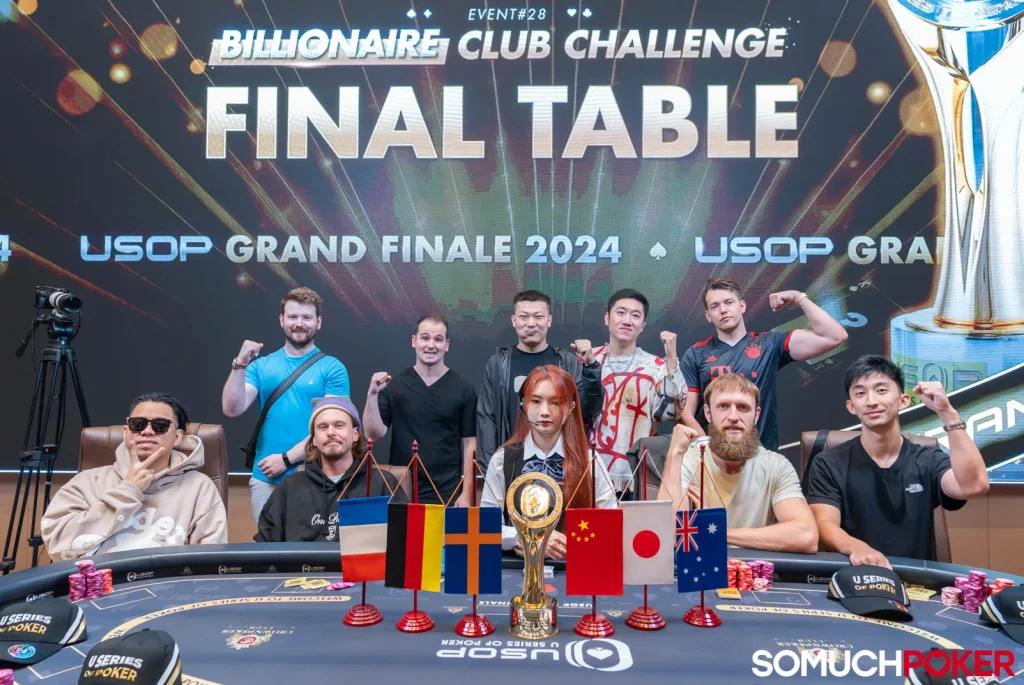 USOP Grand Finale Billionaire Club Challenge final table