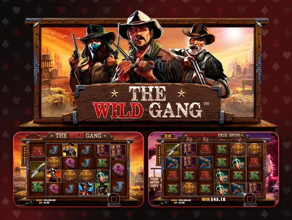 The Wild Gang Dual Bonus Buy Feature Slot